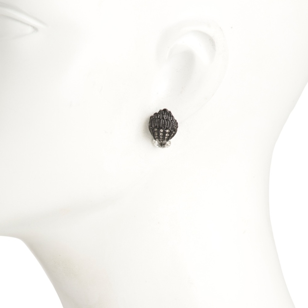 Kurt Geiger London - Black Eagle Stone Stud Earrings NWT - Picture 4 of 9